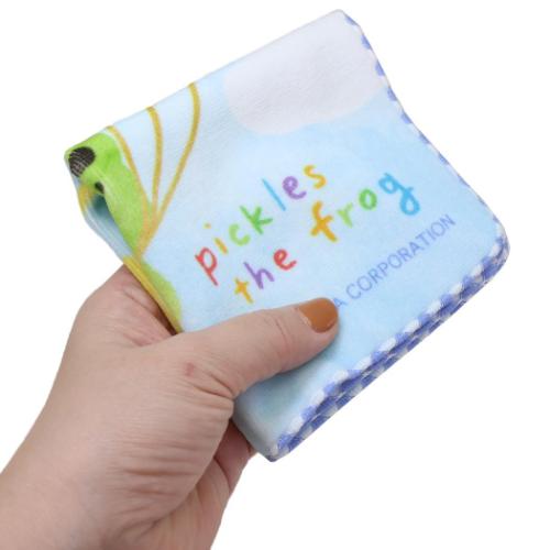 インクジェットプリントハンカチタオル ミニタオル バルーン かえるのピクルス 林タオル