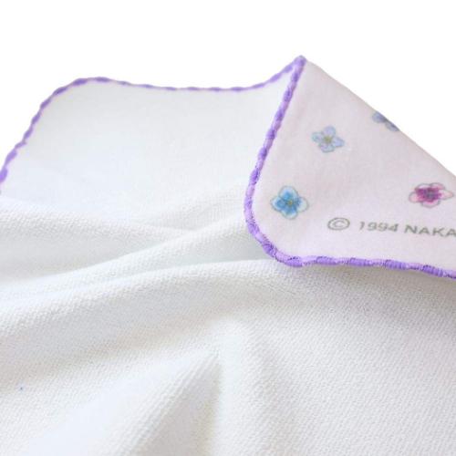 インクジェットプリントハンカチタオル ミニタオル かえるのピクルス ヒビヤカダン ハナバナ 林タオル