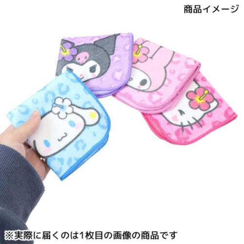 ハローキティ ミニタオル シャーリングインクジェットプリントハンカチ