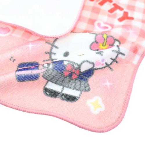 ハローキティ キャラクター ミニタオル シャーリングインクジェット