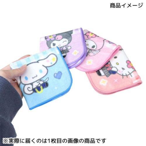 ハローキティ キャラクター ミニタオル シャーリングインクジェット