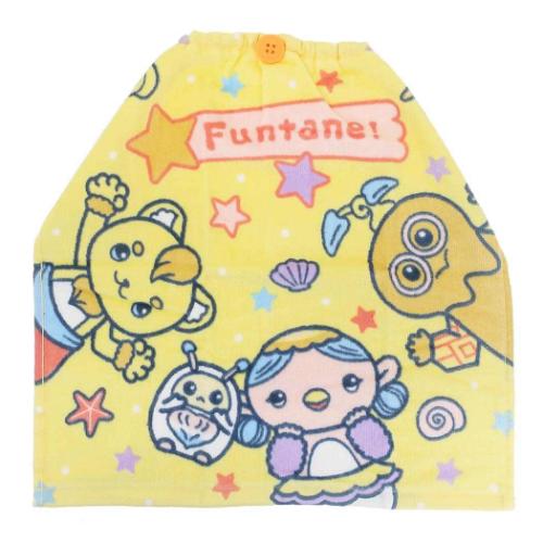 ゴム＆ボタン付きキッズおてふきタオル おりこうタオル ファンターネ！ イエロースター 林タオル 入園入学準備 幼稚園 キャラクター