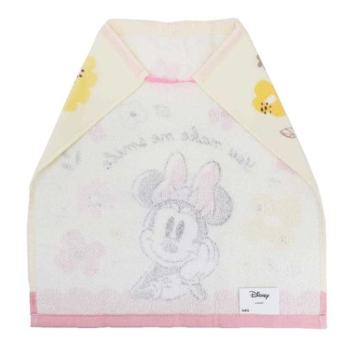 ミニーマウス おりこうタオル ゴム＆ボタン付きキッズおてふきタオル チッパー ディズニー キャラクター