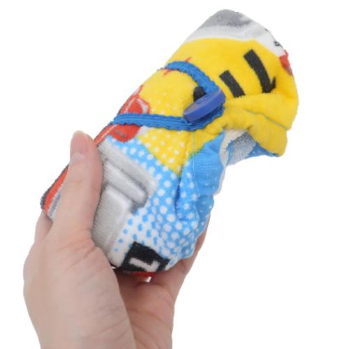 ゴム＆ボタン付きキッズおてふきタオル おりこうタオル TOMICA トミカ プレジ 林タオル 入園入学準備 幼稚園 キャラクター