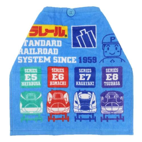 プラレール キャラクター ゴム＆ボタン付きキッズおてふきタオル おりこうタオル メンバーズ 鉄道