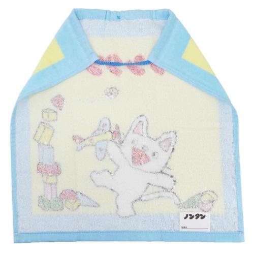 おりこうタオル ゴム＆ボタン付きキッズおてふきタオル ノンタン オモチャ 林タオル 入園入学準備 幼稚園
