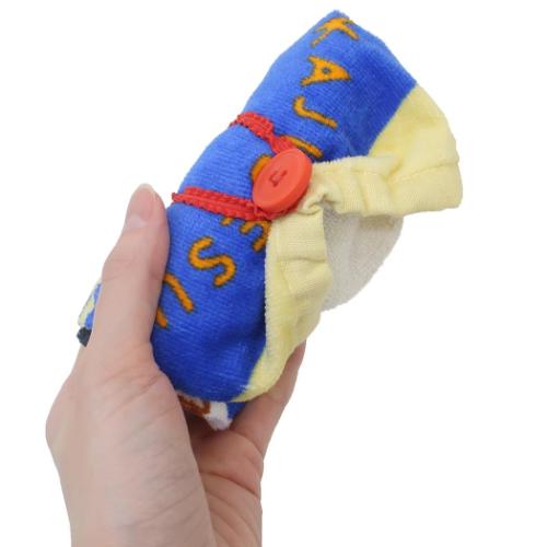 おりこうタオル ゴム＆ボタン付きキッズおてふきタオル しゅつどう トミカとトム 林タオル 入園入学準備 幼稚園