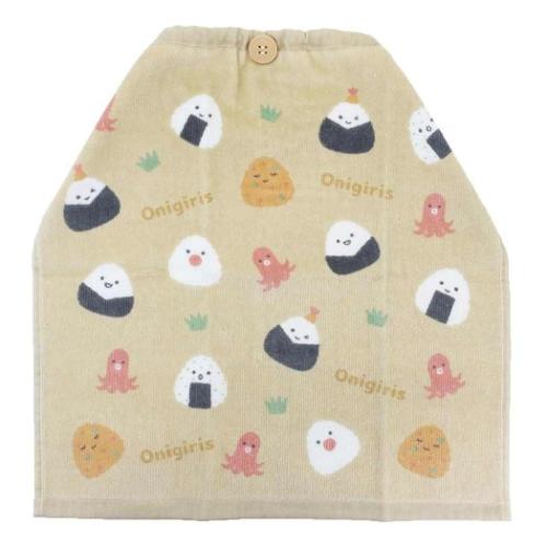 おりこうタオル ゴム＆ボタン付きキッズおてふきタオル おにぎりーず 林タオル