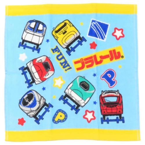 プラレール 鉄道 キャラクター ハンドタオル プリントウォッシュタオル フロント 林タオル