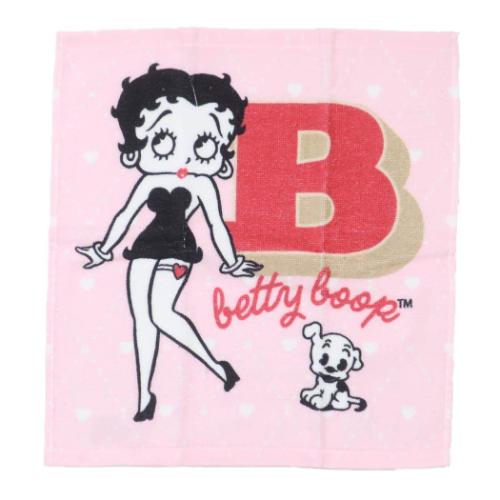 ベティブープ BETTY BOOP キャラクター ハンドタオル プリントウォッシュタオル B.betty