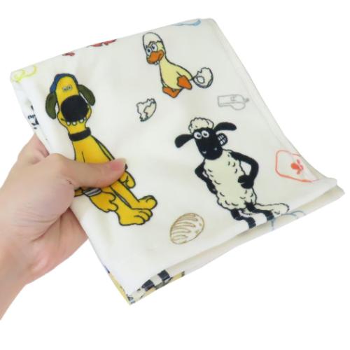 ひつじのショーン プリントウォッシュタオル ハンドタオル キャラクターマップ キャラクター