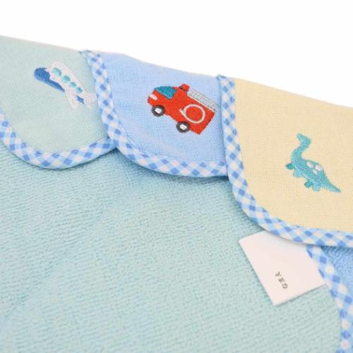 ループタオル ループ付きタオル 3枚組 ガーゼ 男児