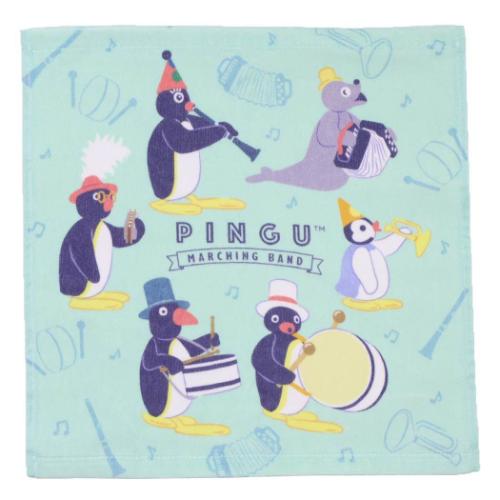 ハンドタオル プリントウォッシュタオル ピングー アンサンブル Pingu 林タオル 汗拭きタオル