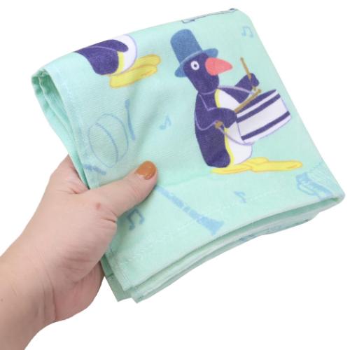 ハンドタオル プリントウォッシュタオル ピングー アンサンブル Pingu 林タオル 汗拭きタオル