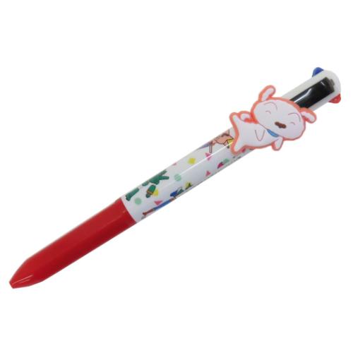 クレヨンしんちゃん マスコット付き4色ボールペン ボールペン アニメ