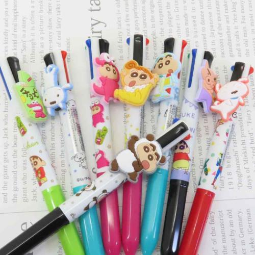 クレヨンしんちゃん マスコット付き4色ボールペン ボールペン アニメ