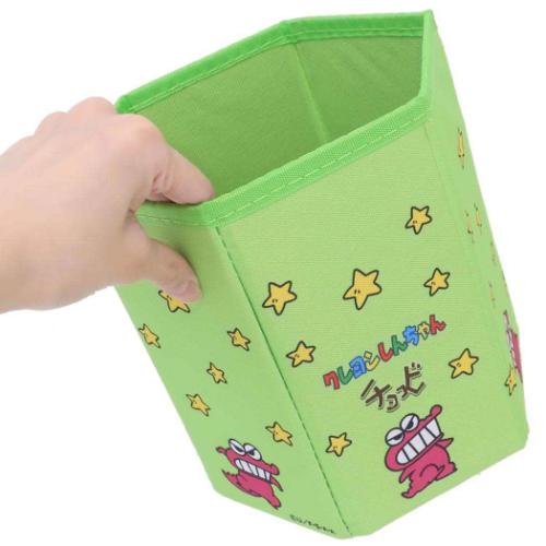 収納用品 チョコビ折りたたみ収納BOX クレヨンしんちゃん グリーン アイプランニング 小物入れ おもちゃ収納