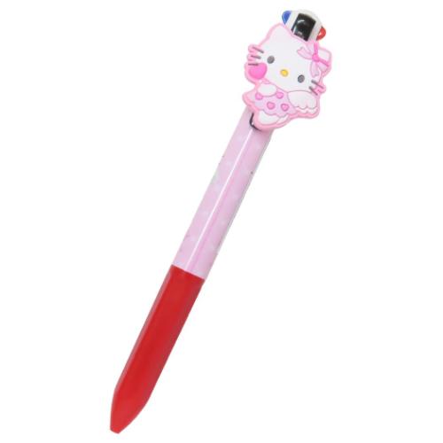 マスコット付き4色ボールペン ボールペン ハローキティ エンジェルキティ アイプランニング サンリオ カラーペン 文房具 キャラクター