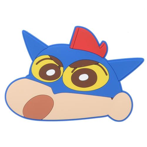 クレヨンしんちゃん ラバーミラー 手鏡 アニメキャラクター アクション仮面しんちゃん