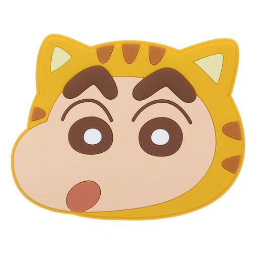 クレヨンしんちゃん ラバーミラー 手鏡 ネコしんちゃん アニメキャラクター
