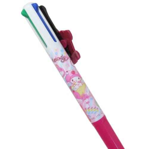サンリオ マイメロディ マイメロ マスコットバス付き ボールペン マイメロディ マスコットミニボールペン0.5mm 046213 インク色：赤・青