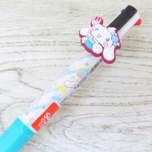 シナモロール ボールペン マスコット付き4色ボールペン スイーツ