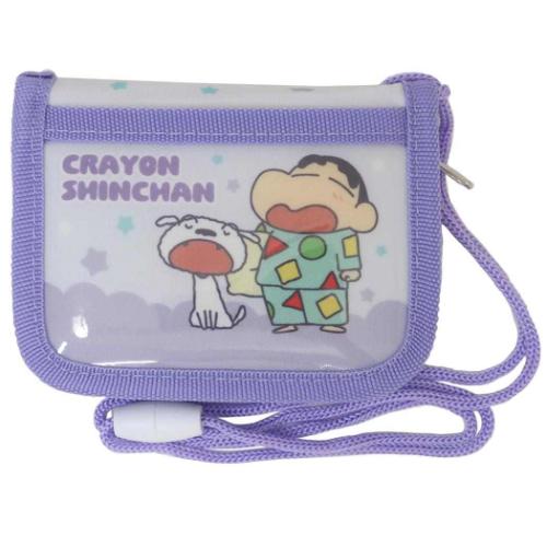 Yahoo! Yahoo!ショッピング(ヤフー ショッピング)クレヨンしんちゃん 子供用財布 キッズウォレット パープル アイプランニング