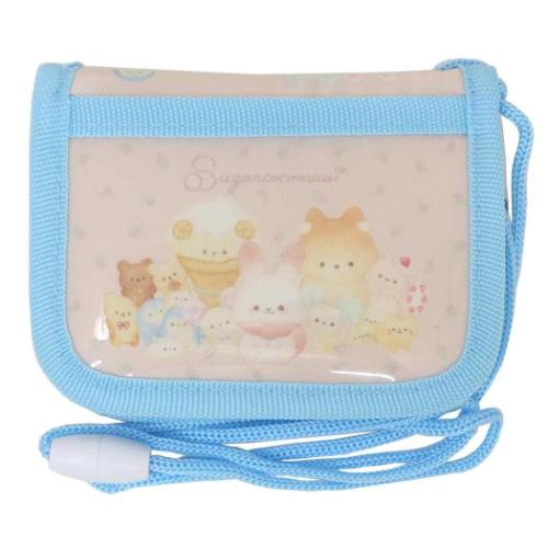 Yahoo! Yahoo!ショッピング(ヤフー ショッピング)シュガーココムー キャラクター 子供用財布 キッズウォレット ブルー サンエックス