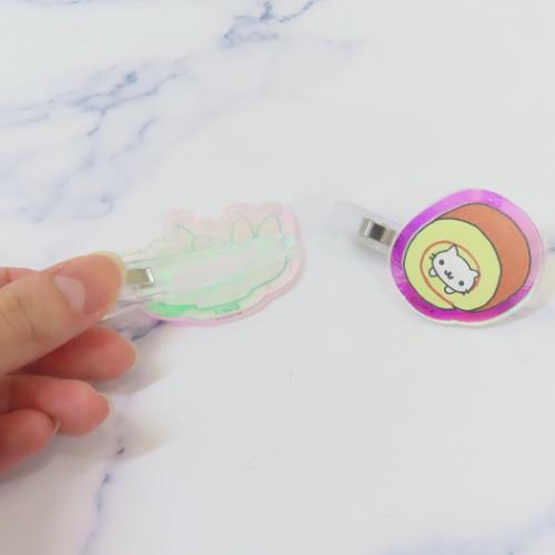 専用】にゃんこメイドヘアクリップ うさちゃんメイドヘアクリップ