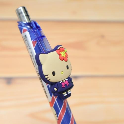 マスコット付きシャープペン シャープペン ハローキティ ブレザー ケイ