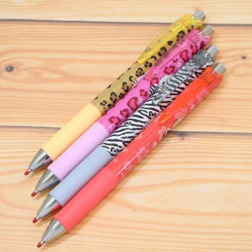 ハローキティ ゲルペン4本パック ボールペン レオパード サンリオ