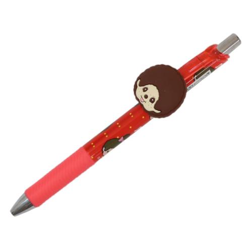 ボールペン モンチッチ マスコット付きゲルペン セキグチ ツインズフェイス