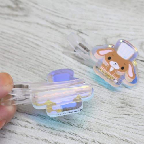 シュガーバニーズ ヘアアクセ オーロラアクリルヘアクリップ サンリオ