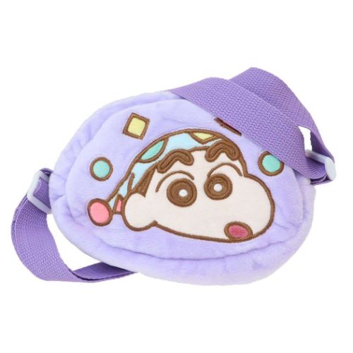 ボアポシェット キッズショルダーバッグ クレヨンしんちゃん パジャマ アイプランニング 子供 子ども 斜め掛けかばん アニメキャラクター
