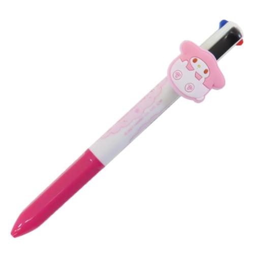 マイメロディ　ボールペン　マスコット　フロッキー　サンリオ マイメロディ マスコット付き4色ボールペン サンリオ ボールペン