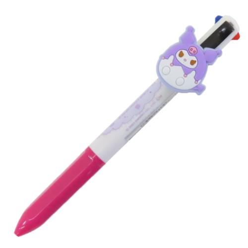 クロミ グッズ ボールペン サンリオ キャラクター マスコット付き4色