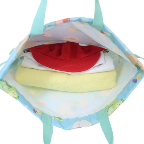 すみっコぐらし グッズ ナップサック サンエックス キャラクター 体操服かばん ブルー 新入学