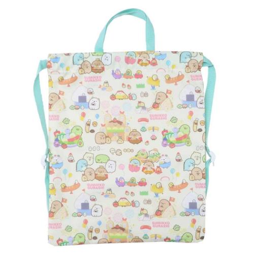 すみっコぐらし ナップサック 体操服かばん クリーム 新入学 サンエックス アイプランニング