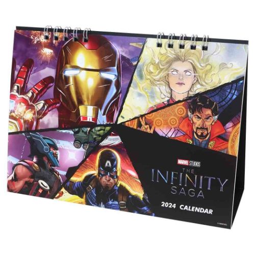 卓上カレンダー2024年 INFINITY SAGA 2024Calendar MARVEL インロック｜cinemacollection