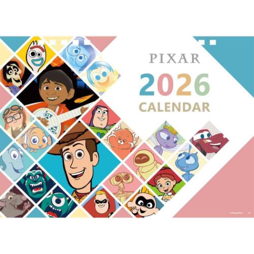 2026Calendar PIXAR 2026年卓上カレンダー ディズニー ピクサー イン