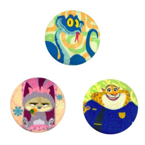 ズートピア ブラインドふわふわ缶バッジ 全12種類の内どれか1個