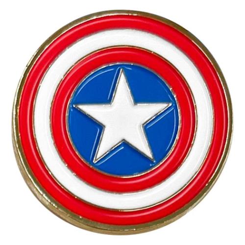 キャプテンアメリカ グッズ ピンズ MARVEL キャラクター ピンバッジ3個