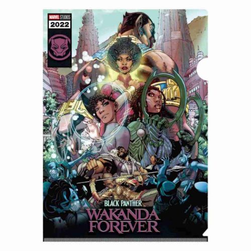 A4シングルクリアファイル クリアフォルダー ブラックパンサー ワカンダ フォーエバー インロック MARVEL