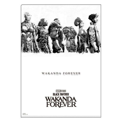 A4シングルクリアファイル クリアフォルダー ブラックパンサー ワカンダ フォーエバー インロック MARVEL