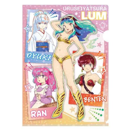 うる星やつら グッズ クリアフォルダー アニメキャラクター A4シングル 