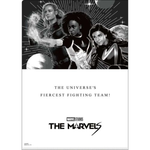 A4クリアファイル マーベルズ クリアフォルダー MARVEL The Marvels コレクション文具｜cinemacollection｜02