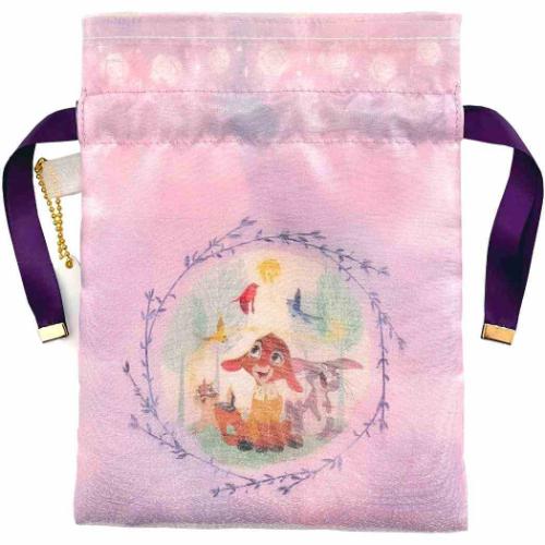 巾着袋 チャーム付き巾着 きんちゃくポーチ ウィッシュ インロック