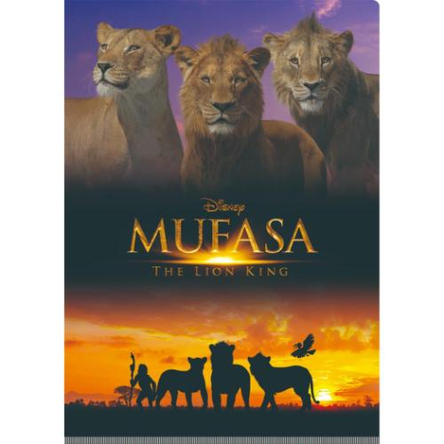 クリアファイル ライオンキング ムファサ Wポケットクリアファイル