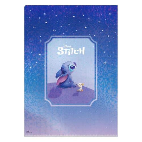 リロ＆スティッチ キャラクター クリアフォルダー ホログラムクリア