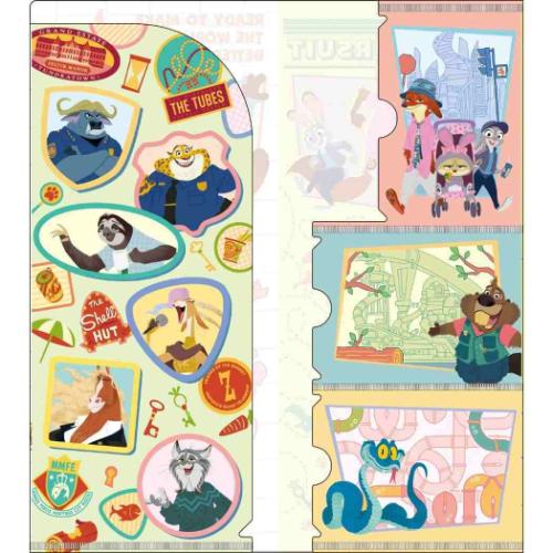 ズートピア チケットホルダー ズートピア2 ミニクリアファイル